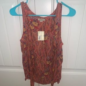 Lucky brand tanktop cardigan size medium brand new